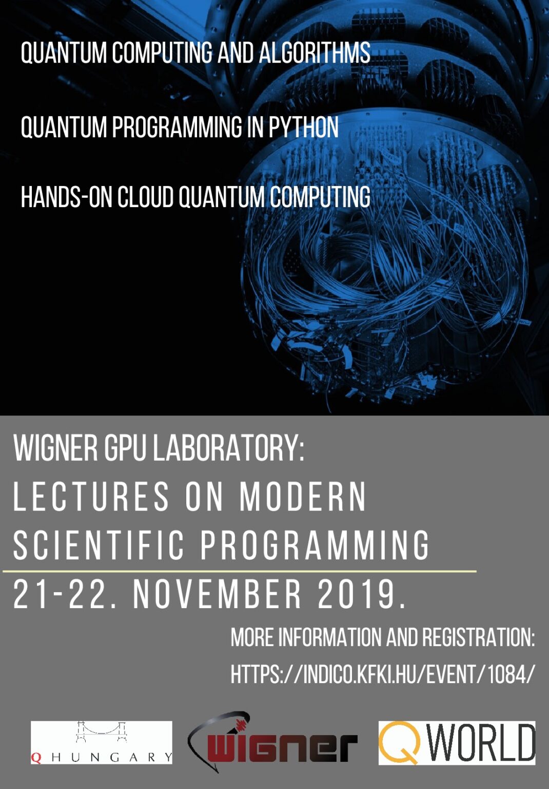Quantum Programming Workshop Programme autumn 2019 QHungary